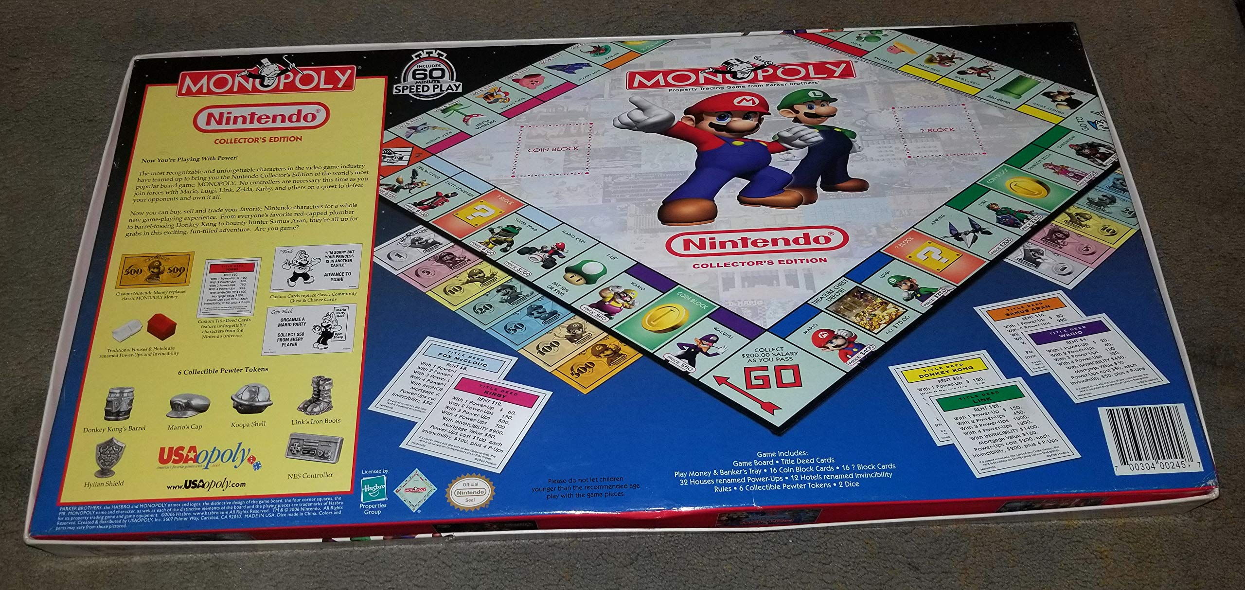 Overseas edition Monopoly Nintendo Collector's Edition MONOPOLY